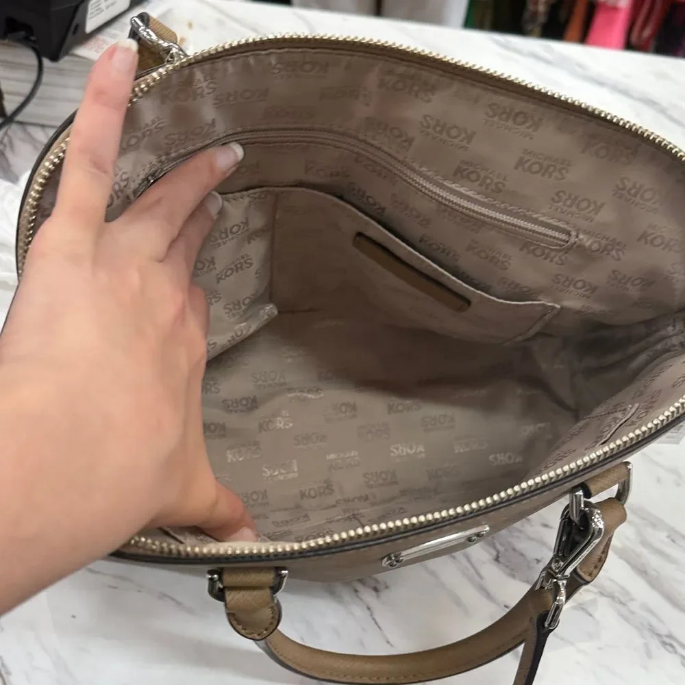 Michael Kors Camel Satchel